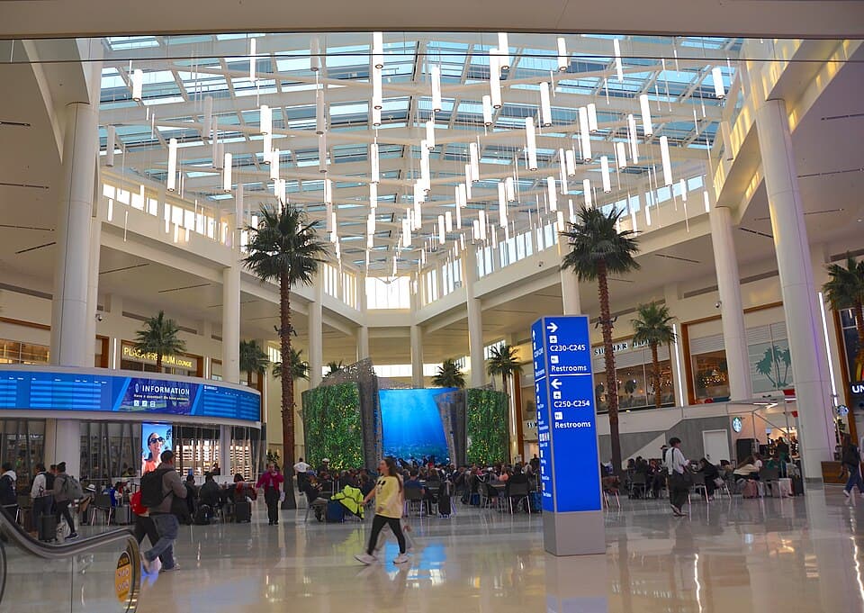 Terminal C at Orlando International Airport, near Lee Vista, Florida